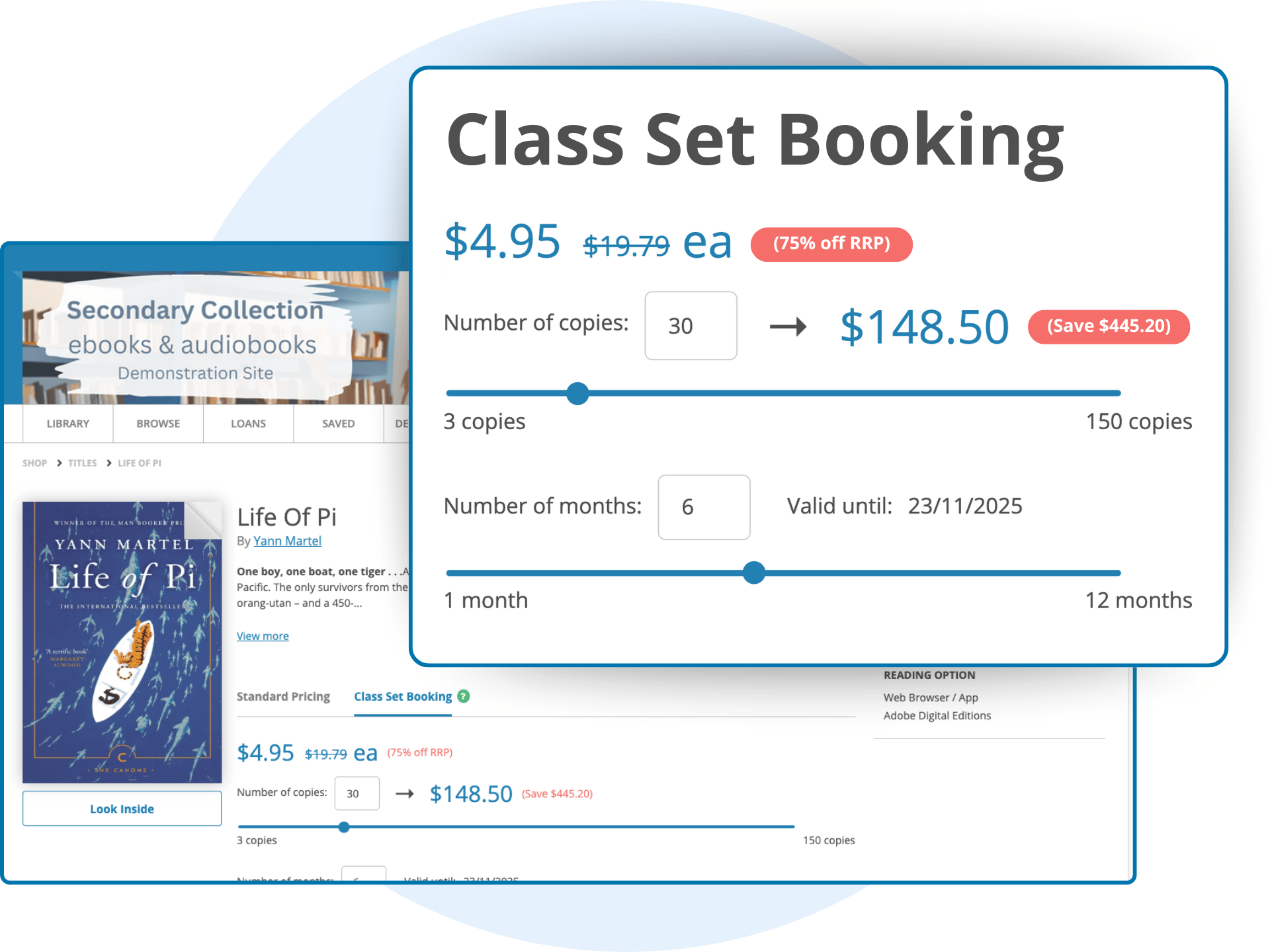 ePlatform Class Sets for Shared Reading