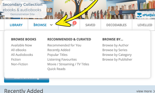 Smarter book browsing for ebooks and audiobooks