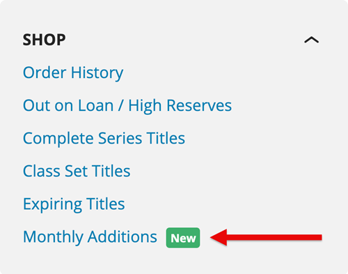 Where to Find Monthly Additions