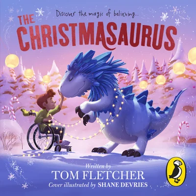The Christmasaurus picture-book adaptation by Tom Fletcher, audiobook cover