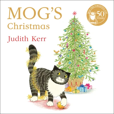 Mog’s Christmas audiobook cover by Judith Kerr