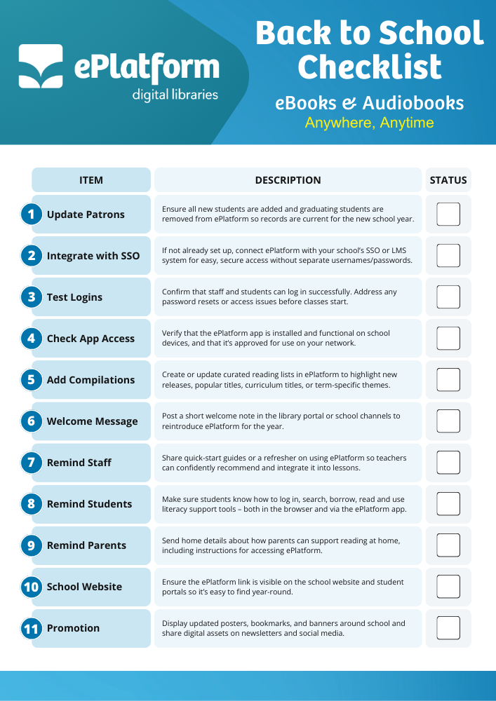 Download printable back-to-school checklist (A4 PDF)